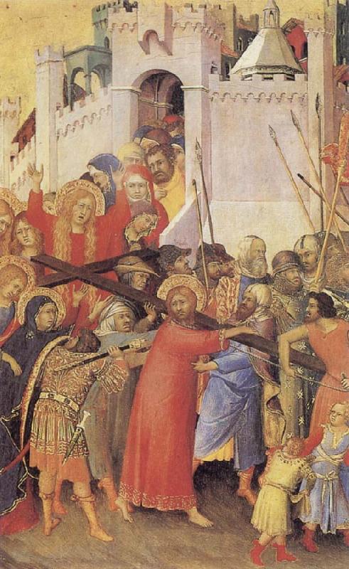 Simone Martini The Road to Calvary oil painting picture